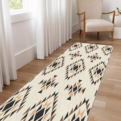 3x4ft Minimalism Area Rug – Premium Low Pile Non-Slip Carpet for Living Room, Bedroom & Office – Abstract Geometry,Washable Contemporary Home Decor Rug Yellow