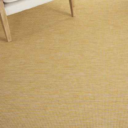 Positano Yellow 8' x 10' Area Rug - Easy Clean, Non Shedding, Bed Room, Living Room, Dining Room, Kitchen (8' x 10')