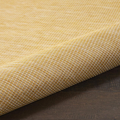 Positano Yellow 8' x 10' Area Rug - Easy Clean, Non Shedding, Bed Room, Living Room, Dining Room, Kitchen (8' x 10')