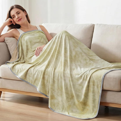 Guohaoi Cooling Throw Blanket for Hot Sleepers, Queen Size 90''×90''