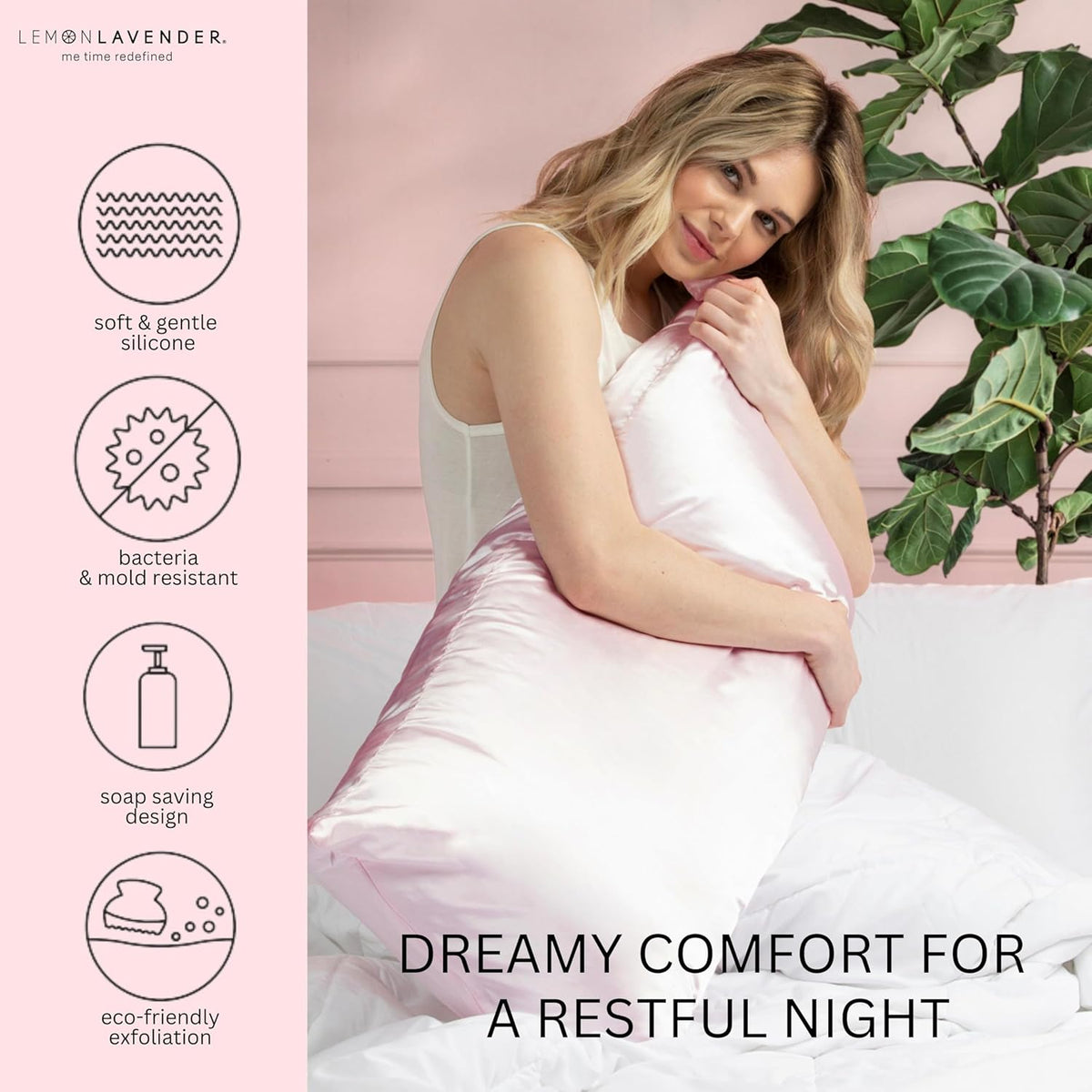 Luxe Satin Pillowcase 20" X 28" - Lofted (Queen)