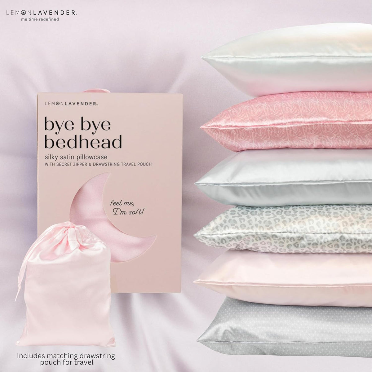 Luxe Satin Pillowcase 20" X 28" - Lofted (Queen)