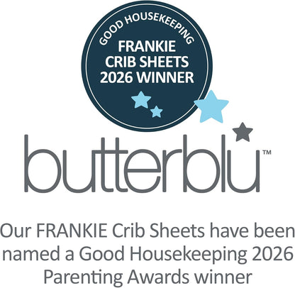 Frankie Fitted Crib Sheet 100% Organic Cotton for Baby & Toddler Mattress, Breathable for Boys & Girls, Butter Yellow, One Size