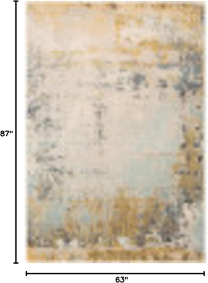 Artistic Weavers Elain Modern Abstract Area Rug, 5'3" x 7'3", Mustard