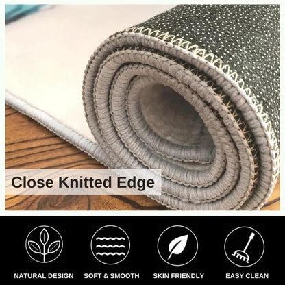 Yellow Grey Striped Pattern Modern Abstract Area Rug 3x5 Non Shedding Faux Wool Neutral Rug for Living Room Bedroom Diningroom Soft Shag Plush Throw Carpet Home Office Kitchen Indoor Rug Runner