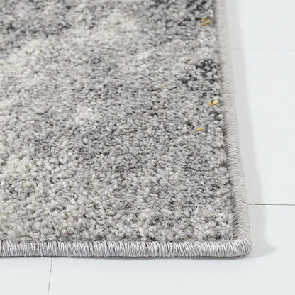 Area Rug 8x10 - Adirondack Collection - Large - Grey & Yellow, Modern Abstract Design, Non-Shedding & Easy Cleaning, Ideal for Living Room, Bedroom, Office, Dining Space (ADR134H)