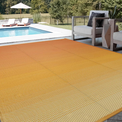 Waterproof RV Outdoor Rugs for Camping 8x10,Reversible Plastic Rug