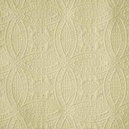 Austin King Oversized Bedspread Set, 3-Piece Pinsonic Quilted Lightweight Microfiber Bedspread Coverlet, Pastel Yellow