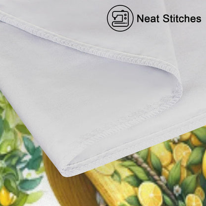 Satin Pillowcase for Hair and Skin Yellow Lemon Tree Gnome Soft Silk Pillow Case with Envelope Closure Cooling Pillow Cases Slip Standard Size Pillow Cover for Kids Boys Girls 20x26