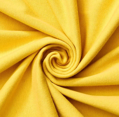 Cotton Fitted Crib Sheet 52x28", Golden Yellow