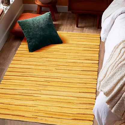 Chindi Area Rug 3x5 Feet - Mustard