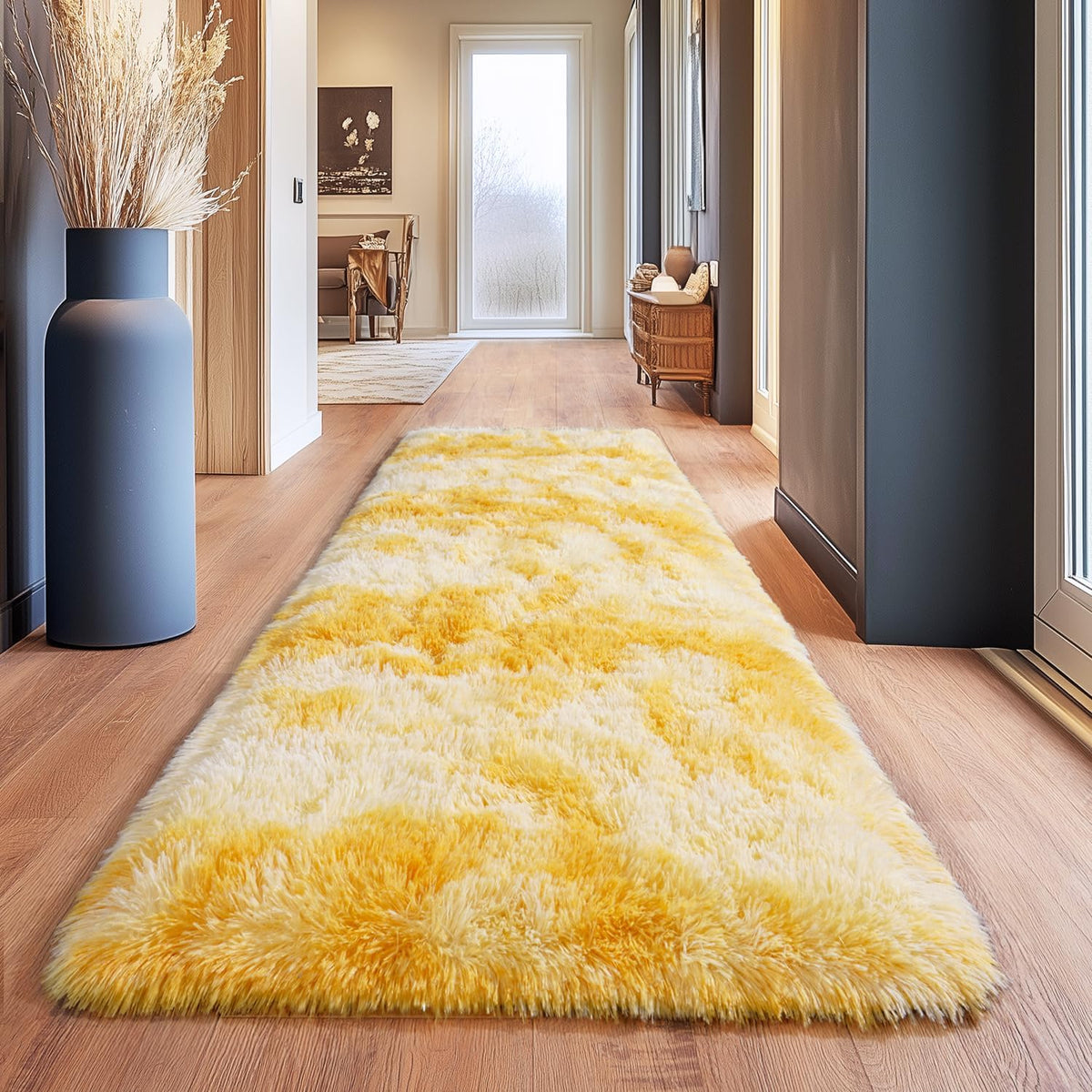 2x6ft Non-Slip Runner Rug Non-Shedding Carpet for Hallway Entryway