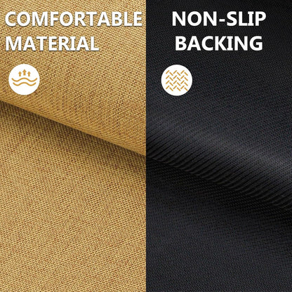 Ultra Thin Indoor Door Mat 17"x29", Non Slip Low-Profile Doormats