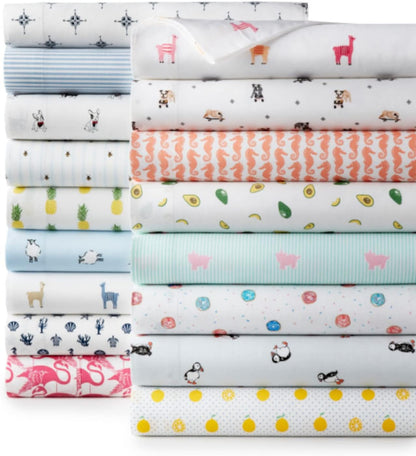 Twin Sheet Set with Fitted Sheet & Pillowcase