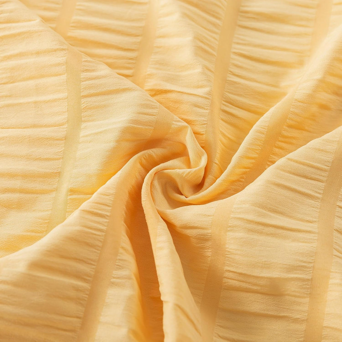 Seersucker Body Pillowcases, 20x54 inches Long Pillowcase Ruffled Pillowcases Shabby Chic Boho Ruffled Fringe Decor Body Pillowcase Light Yellow