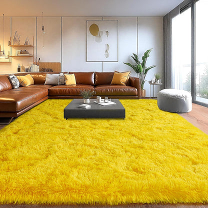 5x7ft Non-Slip Area Rugs,Shaggy Carpets for Living Room Thick Fluffy Rug