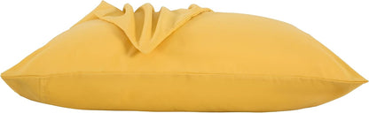 Standard Microfiber Pillowcases Set of 2, 20"x30" (Spicy Mustard)