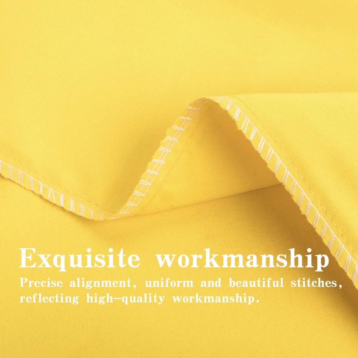 Twin Sheet Set - 3 Piece Breathable and Soft Sheets(1 Flat Sheet, 1 Fitted Sheet, 1 Pillowcase) - Easy Fit - Wrinkle Free and Comfy Sheets Set - White Sheet Set with Deep Pockets, Yellow